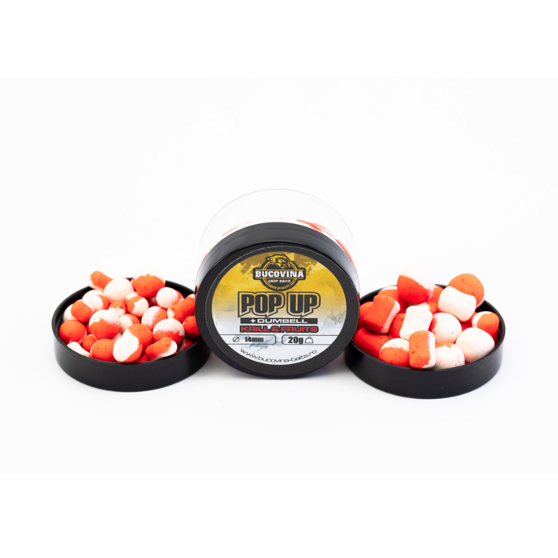 Bucovina Baits Pop Ups Krill Fruits 14mm