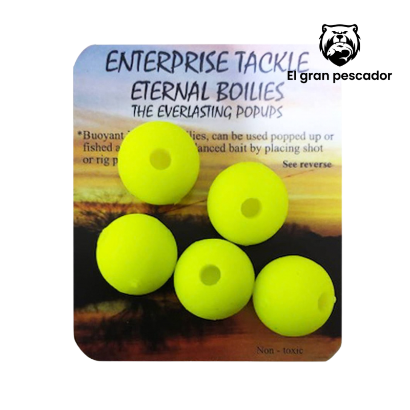 Enterprise Tackle Eternal Boilies Amarillo 18mm 4pcs