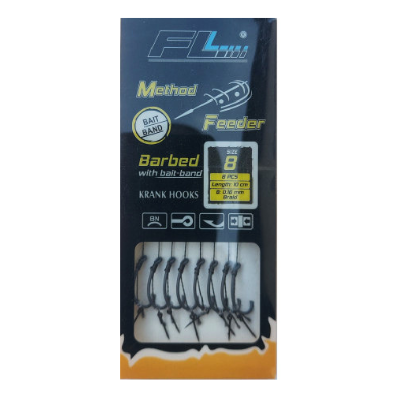 Anzuelos Montados FL Krank Size 8 8pcs