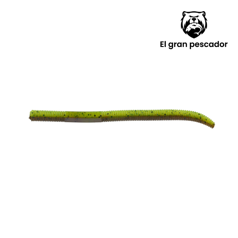 Vinilo Daiwa Skinny Worm Lombriz 10cm Swamp 8pcs