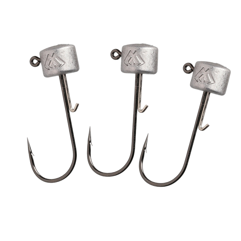 Cabeza Plomada Anzuelos Ned Rig 3uds 2/0 5gr