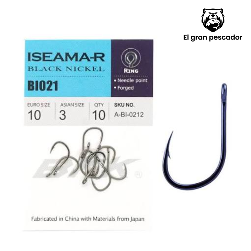 Anzuelos BKK Iseama-R Nº 1/0 6uds