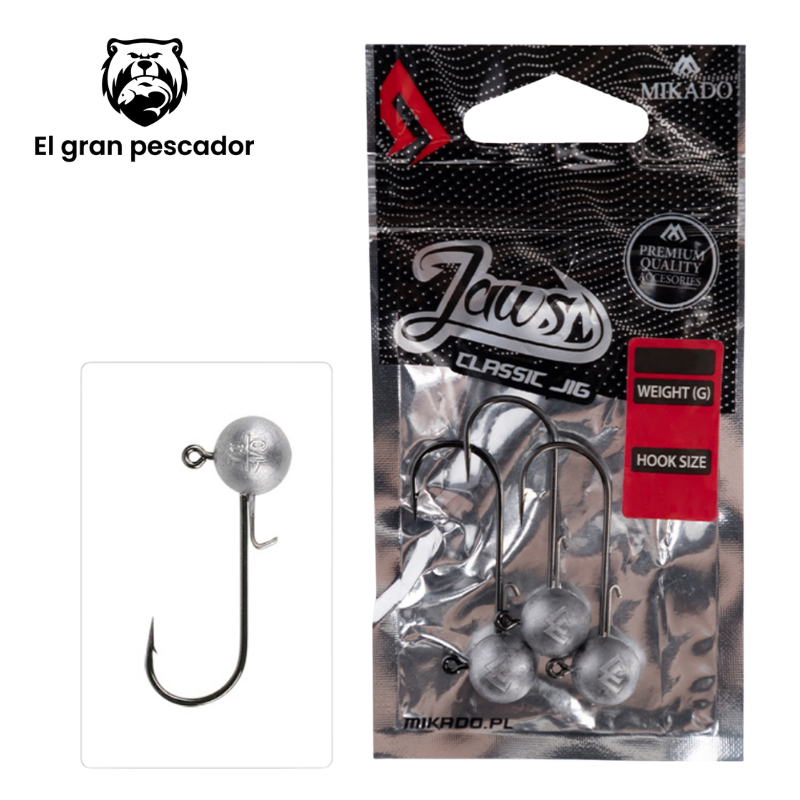 Mikado Jig Cabeza Plomada Sensual 1 3g 3pcs