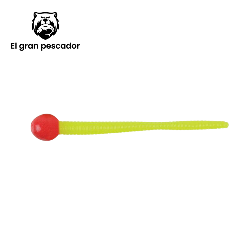 Berkley PowerBait Cola Raton Flotante Rojo Amarillo