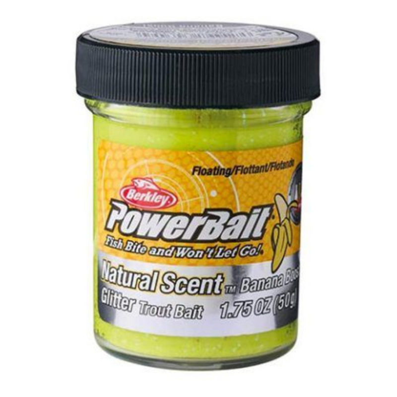 Berkley PowerBait Pasta Trucha Banana Natural Scent Glitter