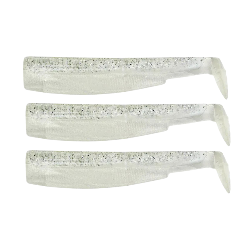Black Minnow Nº3 120mm 3 Cuerpos Blanc Paillete