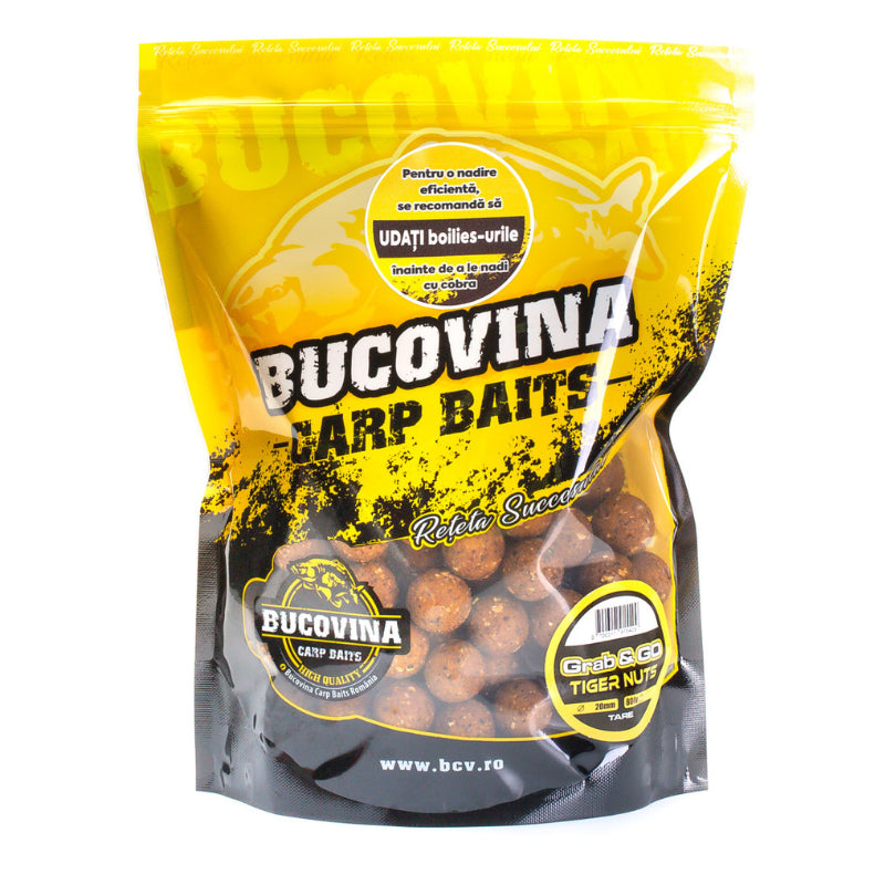 Bucovina Baits Grab Go Chufa Boilies 20mm