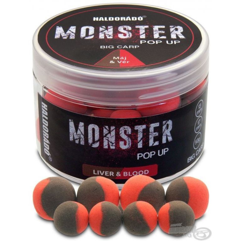Haldorado Monster Pop Up Big Carp 13-17mm Higado y Sangre