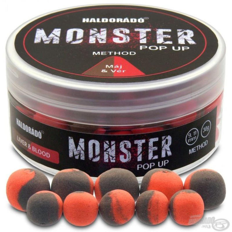 Haldorado Monster Pop Up Method 9-11mm Higado Picante