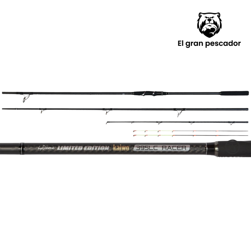 Caña Feeder Kaiwo By Dome Team Feeder 3,95m 3 tramos 50-170gr Lance 135m