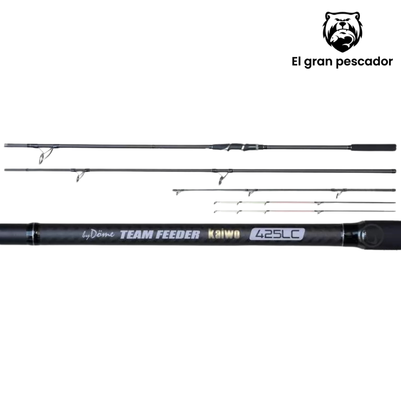 Caña Feeder Kaiwo By Dome Team Feeder 4,25m 4 tramos 70-195gr 180m