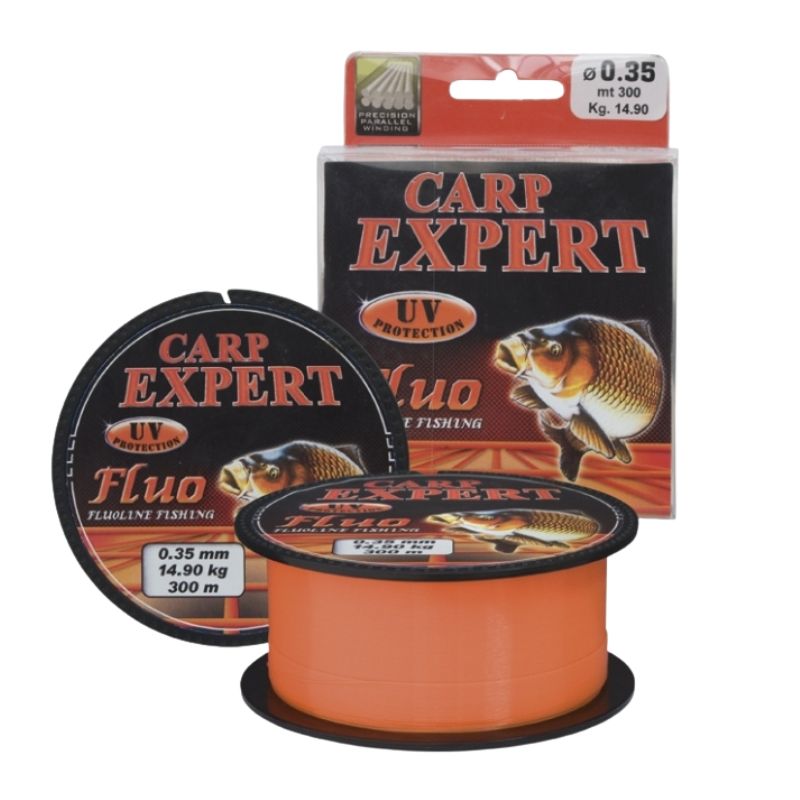 Linea Carp Expert Fluo Naranja Monofilament 0.30mm 12,50kg 300m