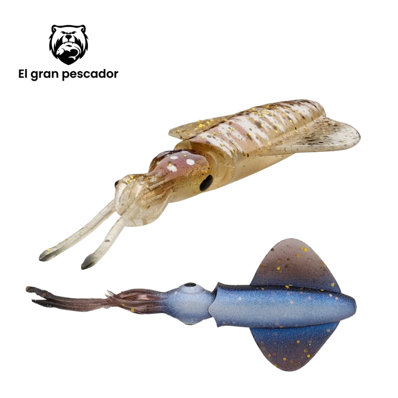 Señuelo Savage Gear Calamar Morado 5cm 5 piezas