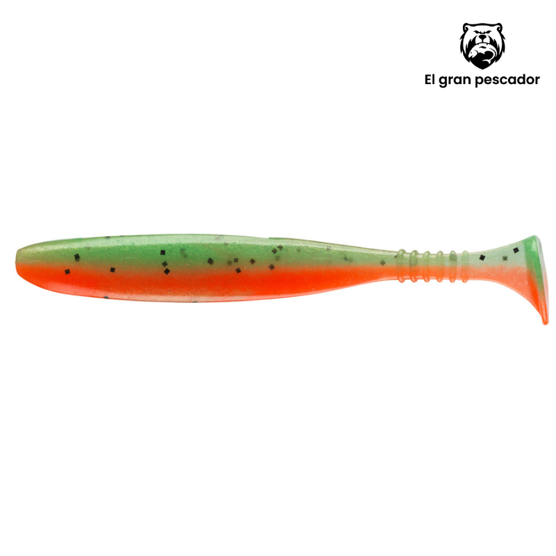 Daiwa Vinilo Tournament D`Fin 4´´ 10cm 7pcs UV Hot Tomato