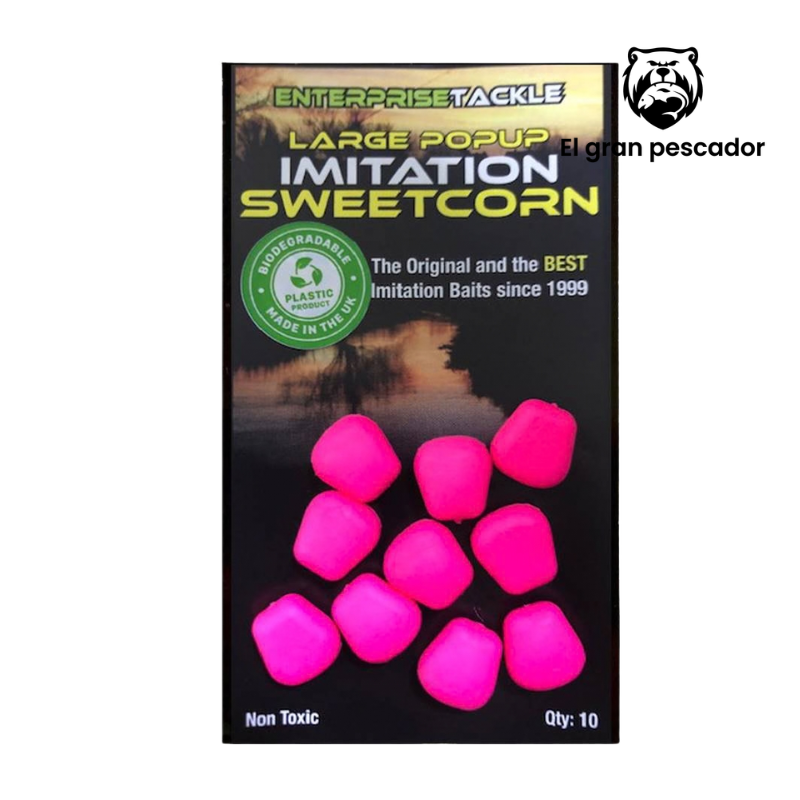 Enterprise Tackle Maiz Large Rosa 10pcs