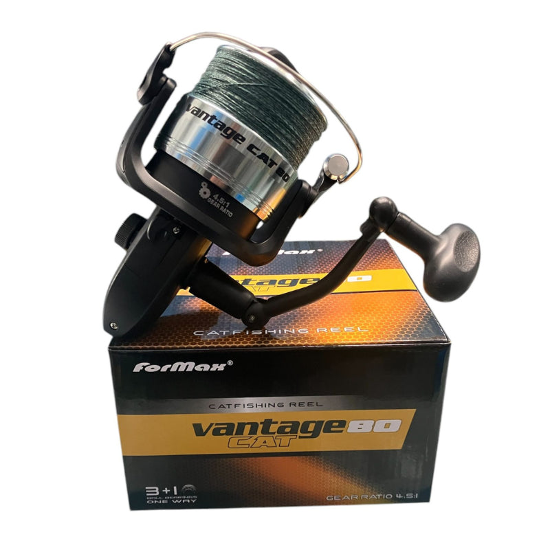 Carrete Formax Vantage Cat 80 + Trenzado 0,60mm 42kg