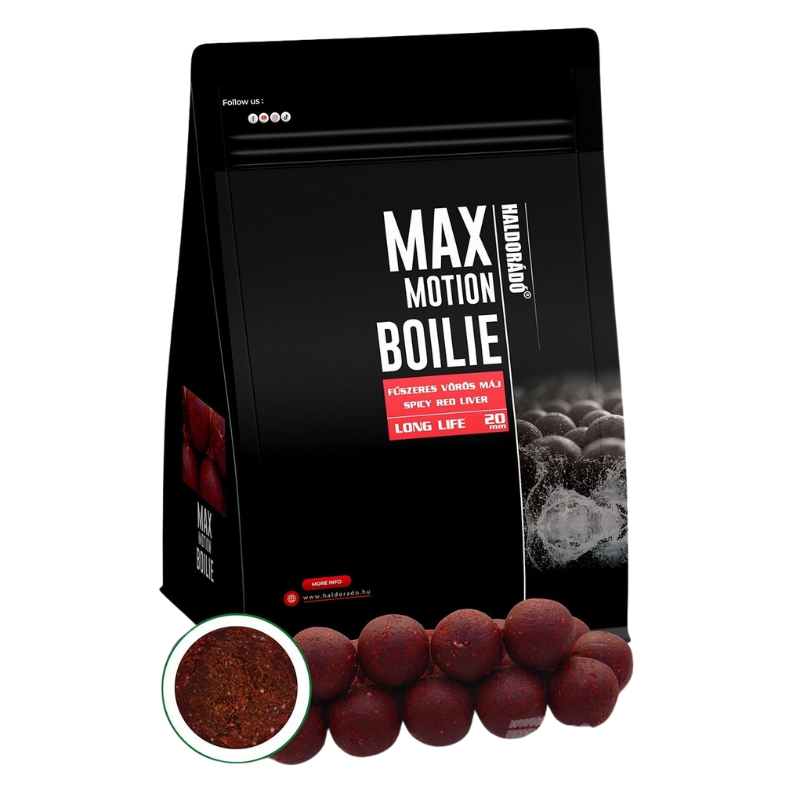 Haldorado Max Motion Boilie Spicy Red Liver 20mm