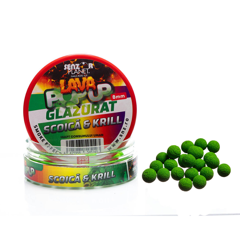 Senzor Planet Lava Pop Up Scoica Krill- Mussel Krill 8mm