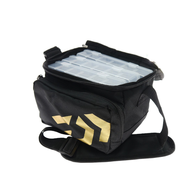 Bolso Daiwa BG + 3 Cajas Incluidas 23X16X19cm