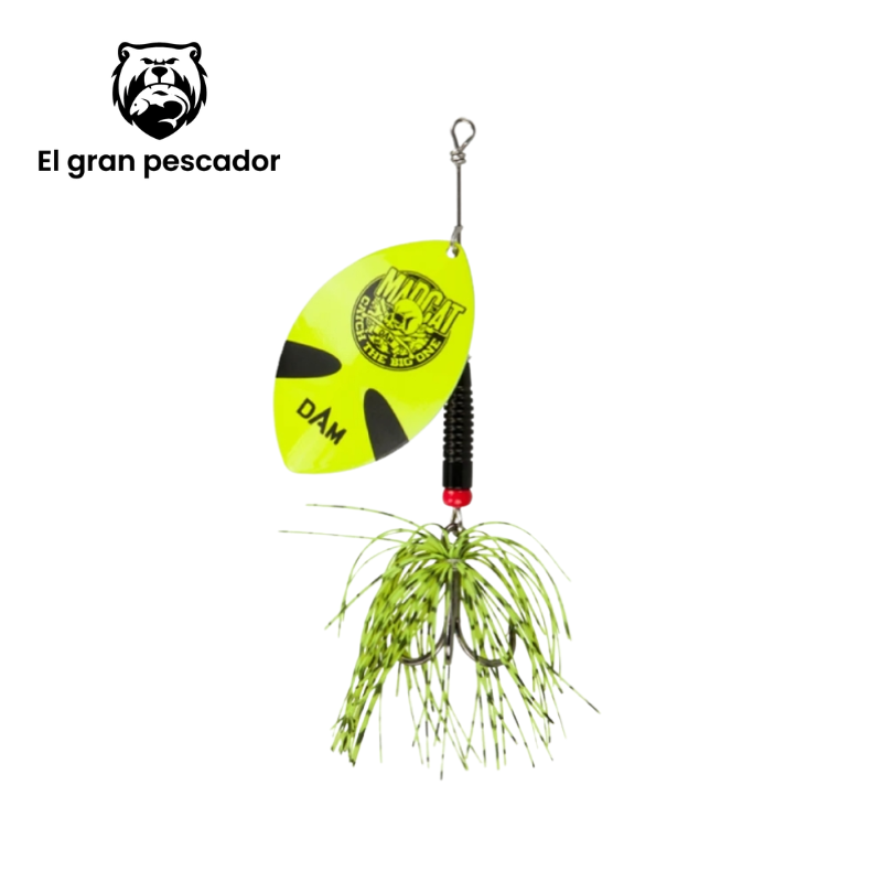 Madcat Cucharilla Siluro 55gr Amarillo