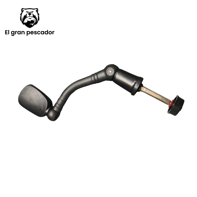 Manivela para carrete negro pequeño