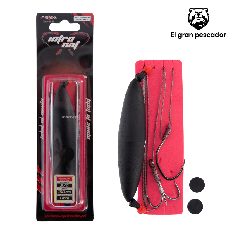Mikado Anzuelo y Potera Montado Siluro Flotador 30gr 2/0 1.00mm