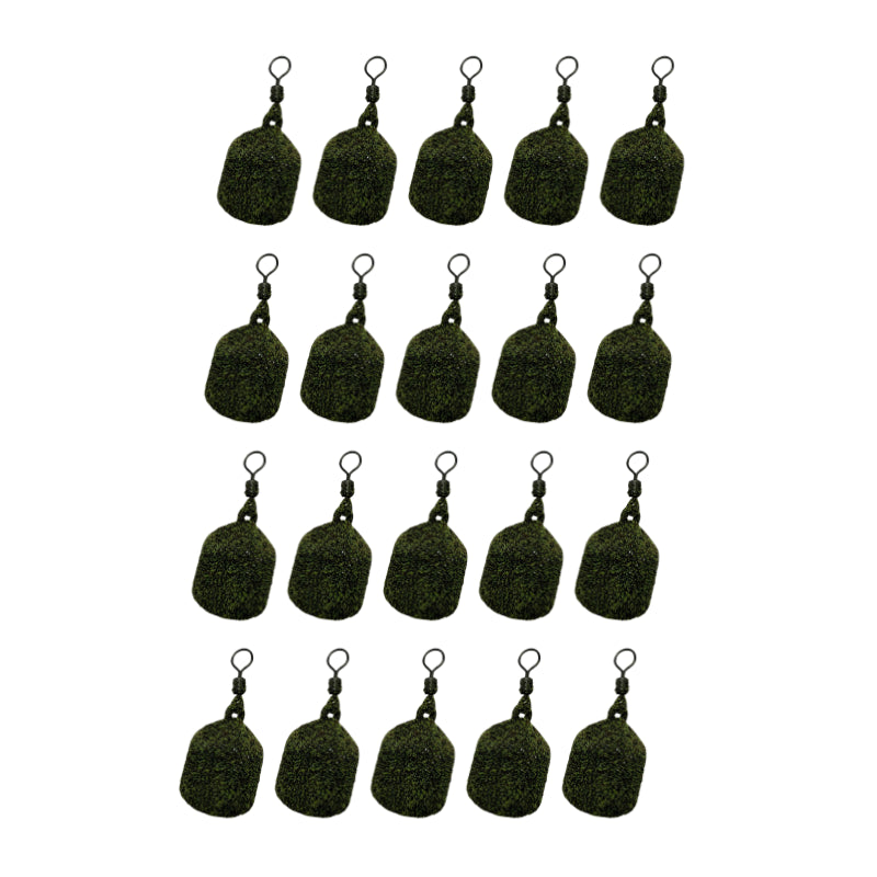 25 Plomos Cubo Emerillon 90gr