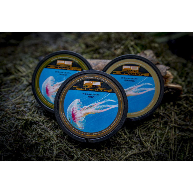 PB Trenzado Recubierto Jelly Wire Silt 35lb 20m