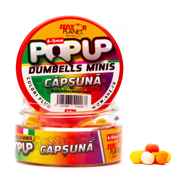 Senzor Planet Pop Up Dumbells Minis Tutti Fruti 4-5mm