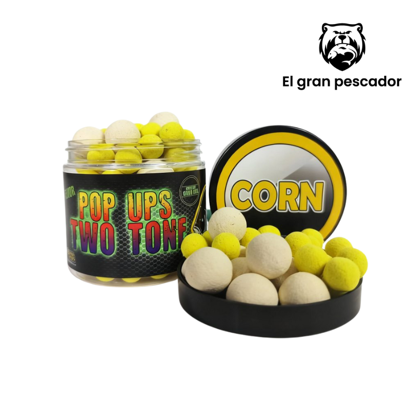 Pro Elite Baits Corn Pop Ups Two Tone 12/14mm