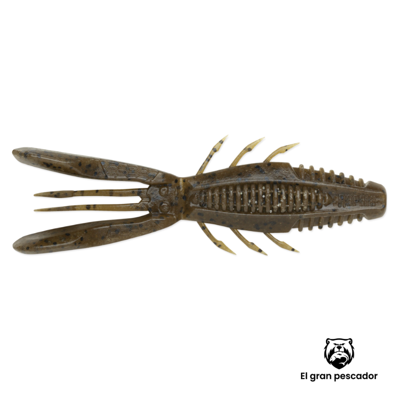 Vinilos Rapala CrushCity Bronco Bug Green Pumpkin 4´´ 10cm 6unidades