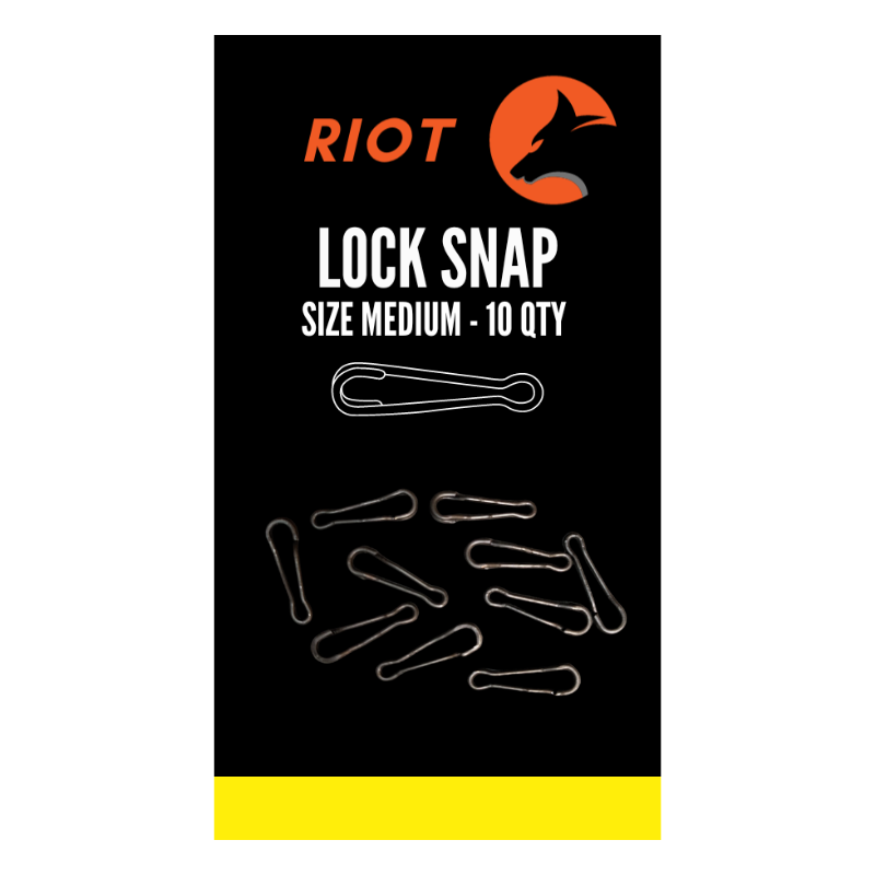 Riot Lock Snap Size Medium 10uds