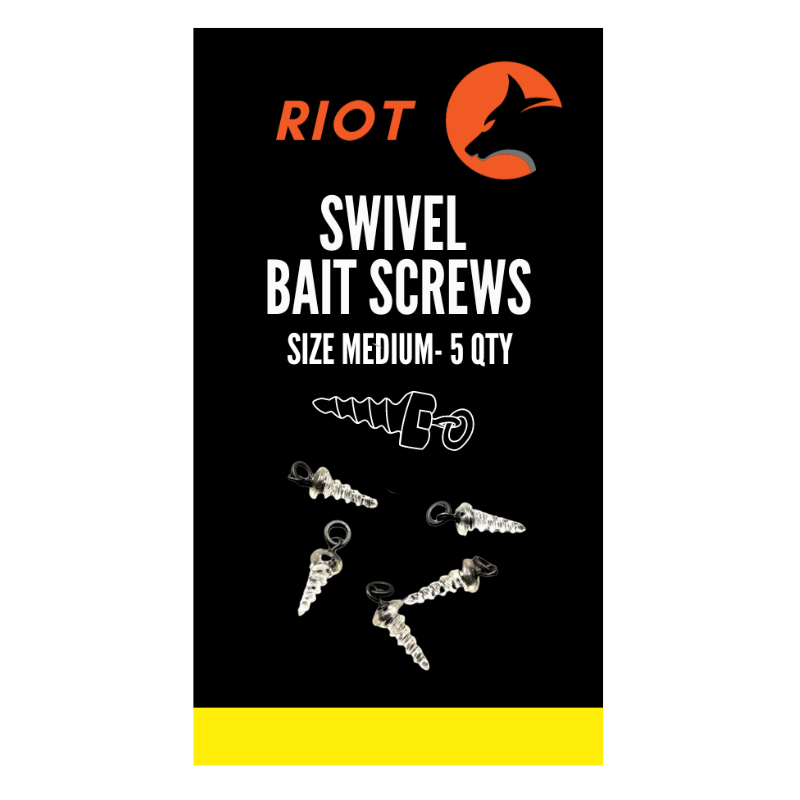 Riot Swivel Bait Screws Medium 5uds