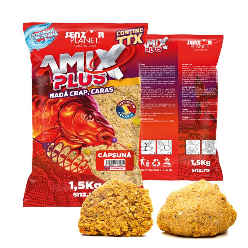 Senzor Planet Groundbait Amix Plus Fresa 1,5kg