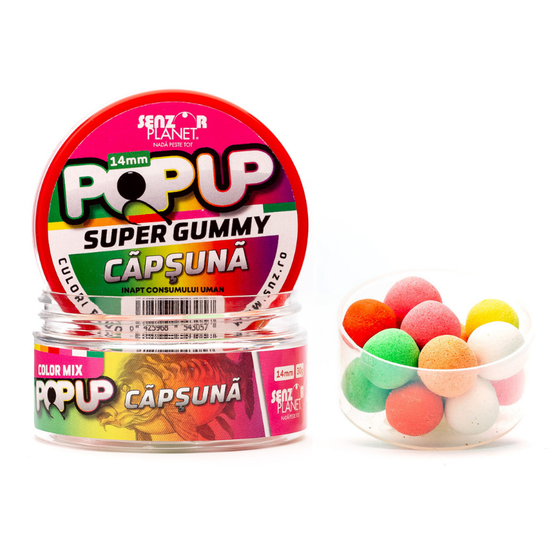 Senzor Planet Pop Up Super Gummy Fresa 14mm