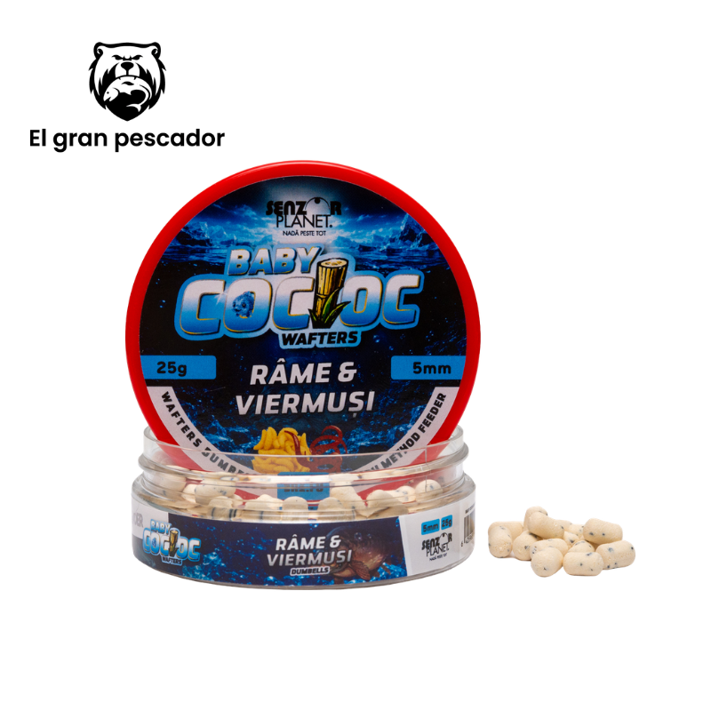 Senzor Planet Wafter Dumbell Baby Cocioc Lombriz Asticot 5mm