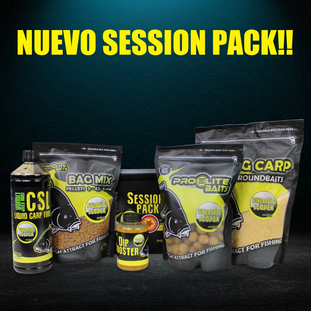 Pro Elite Baits Sesion Pack Piña Scopex