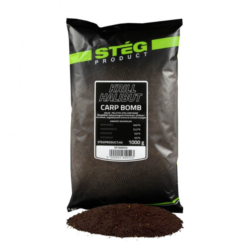 Steg Product Engodo Carp Bomb Krill Halibut 1Kg