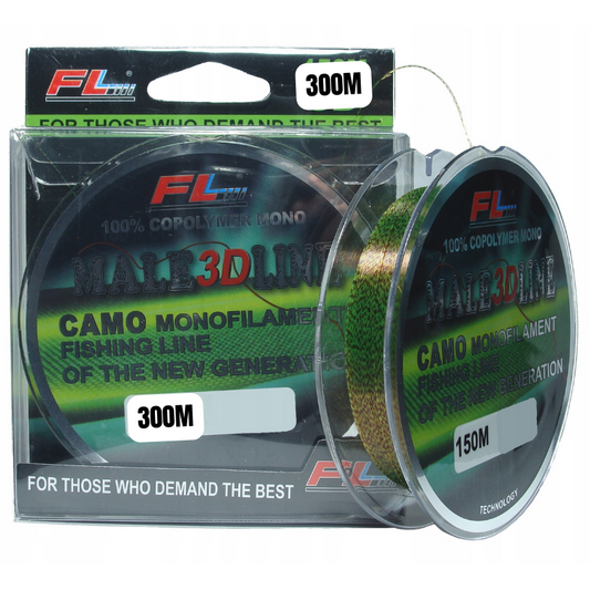 Hilo FL Camo 3D 300m 0,35mm 19,61kg