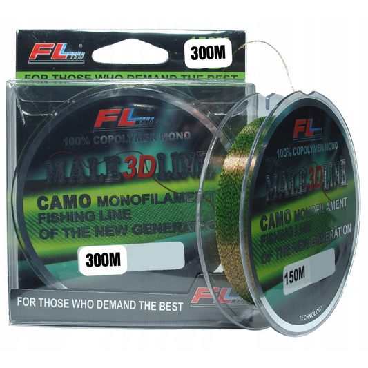Hilo FL Camo 3D 300m 0,40mm 23,1kg