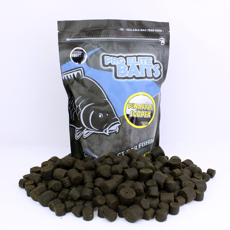 Pro Elite Baits – Piña Scopex Attractor Pellets Drilled 14-20mm 800gr