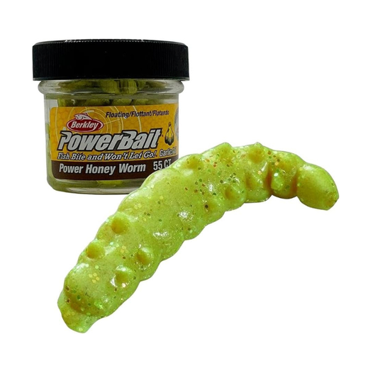 Berkley PowerBait Gusano de la Miel Ajo Amarillo