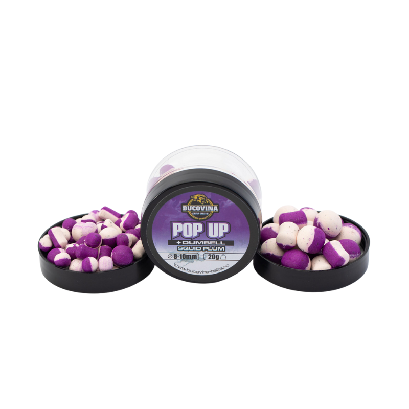 Bucovina Baits Pop Ups Squid Ciruela 14mm