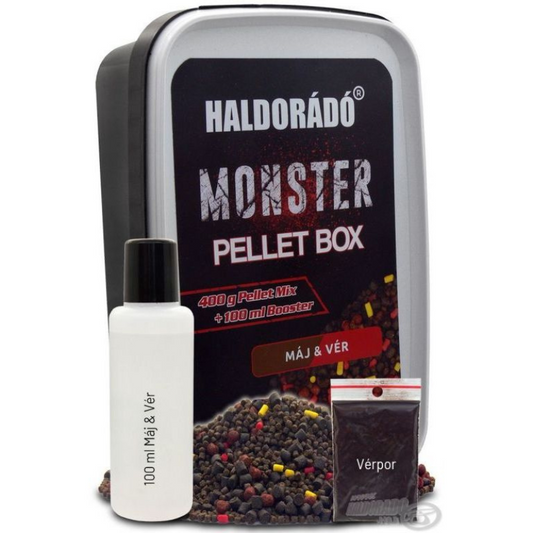 Haldorado Monster Pellet Box Higado y Sangre