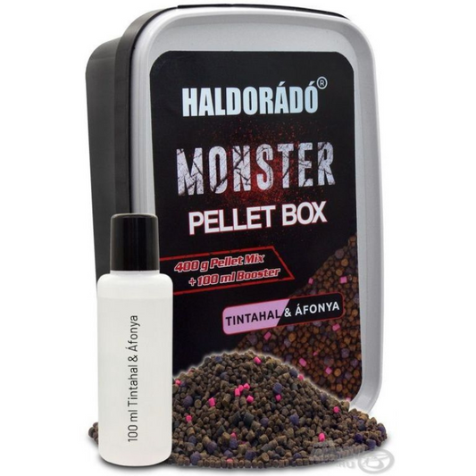 Haldorado Monster Pellet Box Squid Arandanos