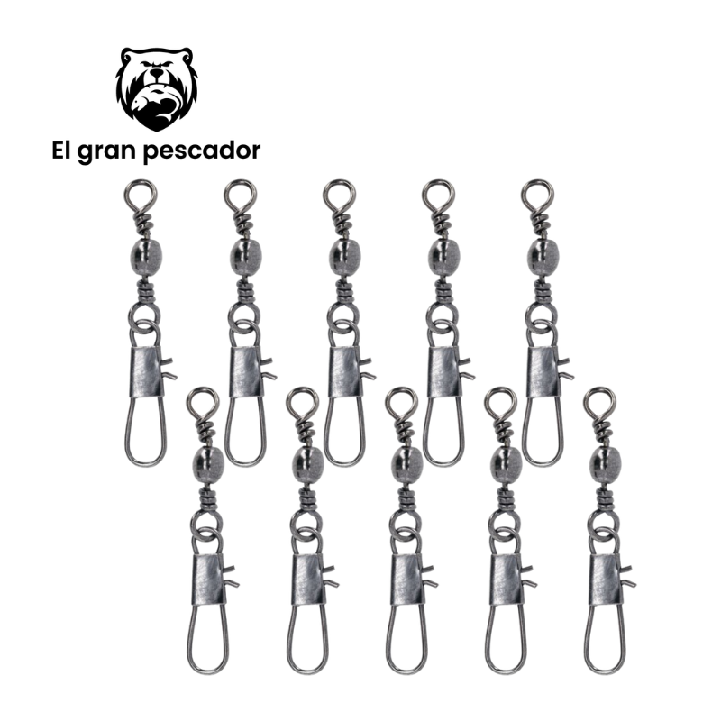 Mikado Emerillon Barrel Snap Nº 20 kg 10pcs