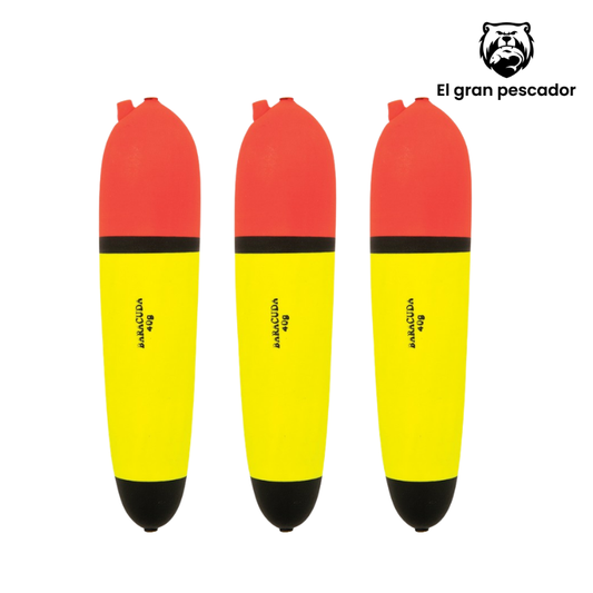 Set 3 Flotadores Baracuda B126 40g