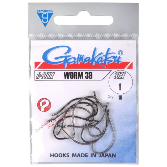 Anzuelos Gamakatsu Worm 39 (10uds)