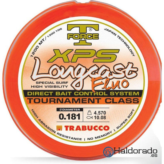 Hilo Trabucco T-Force Longcast Fluo 0,35mm 34,81kg