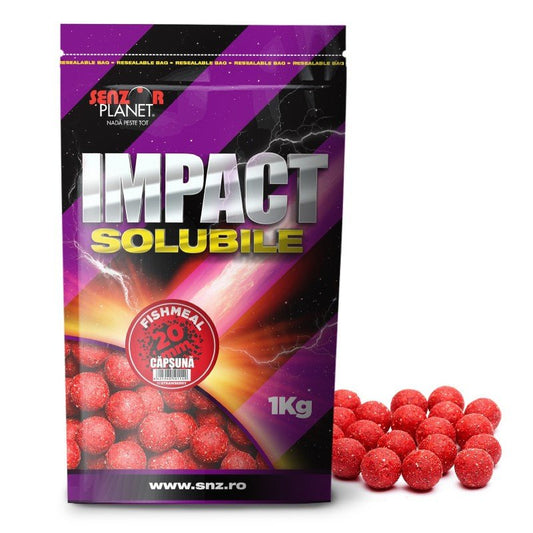 Senzor Planet Fresa Boilies Solubles 20mm 1kg